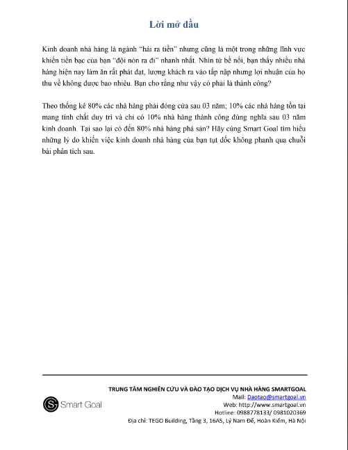 Sách Điểm Chết Trong Kinh Doanh Nhà Hàng PDF tải FREE 5 Sách Điểm Chết Trong Kinh Doanh Nhà Hàng PDF tải FREE