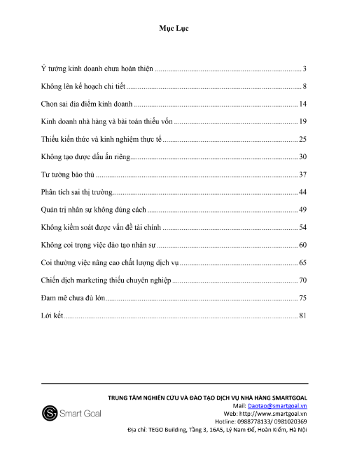 Sách Điểm Chết Trong Kinh Doanh Nhà Hàng PDF tải FREE 4 Sách Điểm Chết Trong Kinh Doanh Nhà Hàng PDF tải FREE