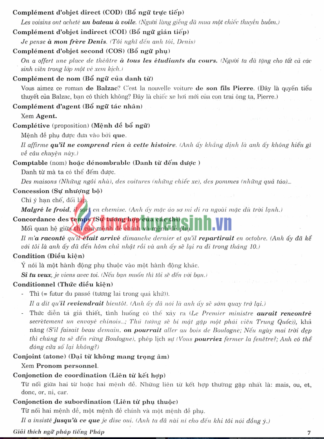 Sách Giải thích ngữ pháp tiếng Pháp cơ bản Full PDF tải FREE