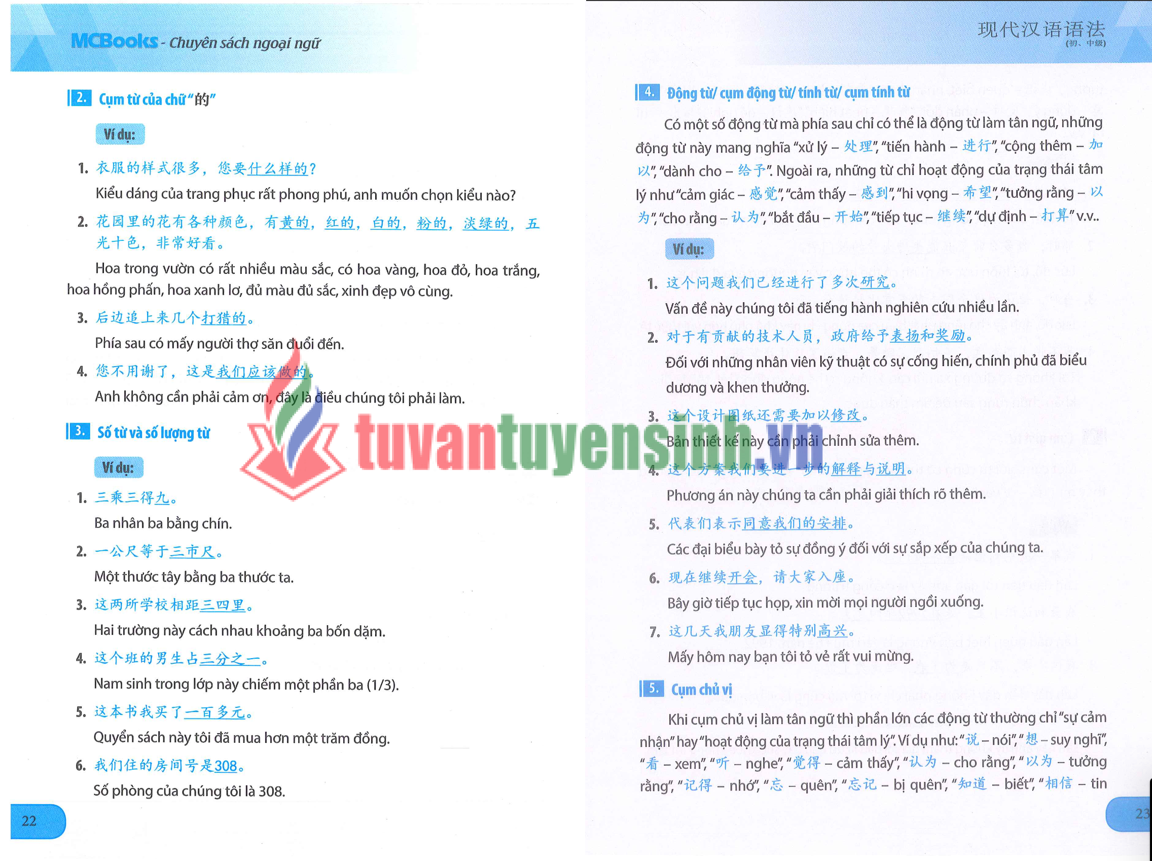 Sách Giáo trình ngữ pháp tiếng Hán hiện đại Sơ & Trung cấp PDF FREE 2