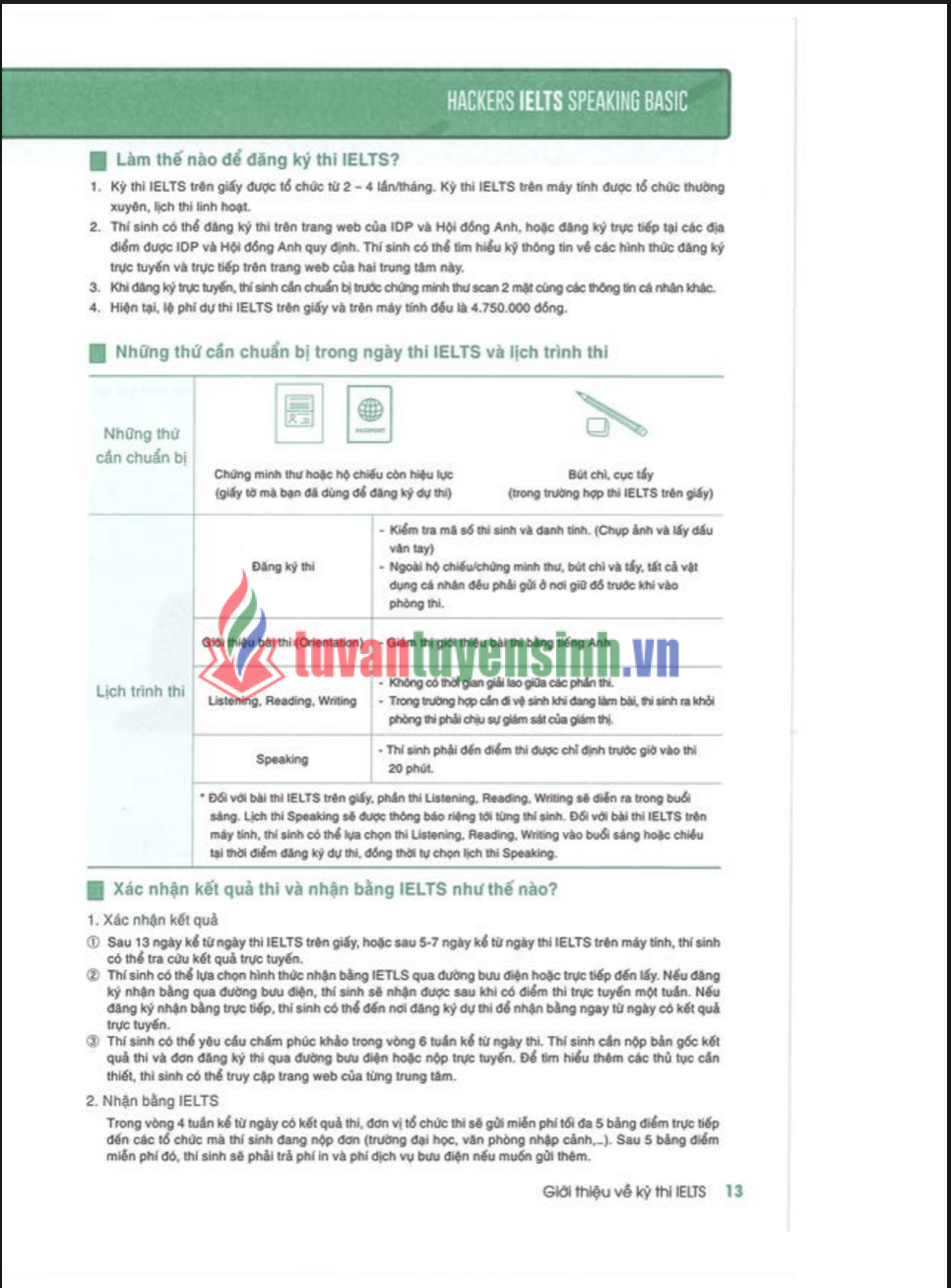 Sách Hackers IELTS Speaking Basic cho người mới PDF tải FREE 4