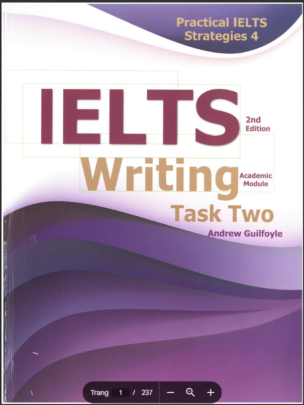 Sách IELTS Writing Task Two Strategies 4 bản Full PDF tải FREE