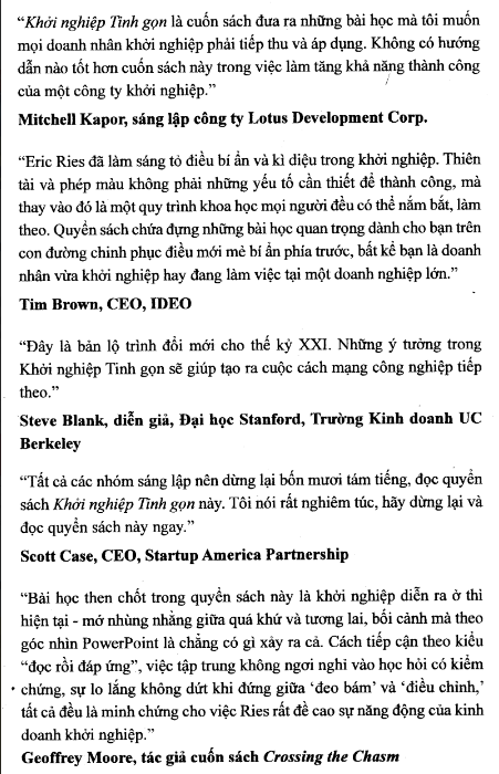 Sách Khởi Nghiệp Tinh Gọn PDF tải FREE 4 Sách Khởi Nghiệp Tinh Gọn PDF tải FREE