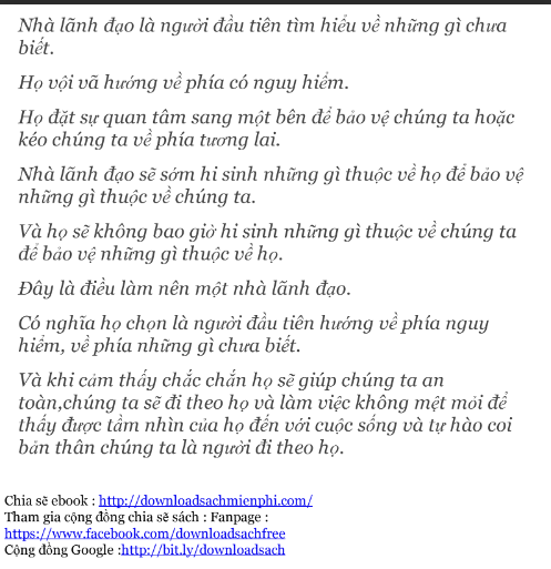 Sách Lãnh Đạo Luôn Ăn Sau Cùng PDF tải FREE