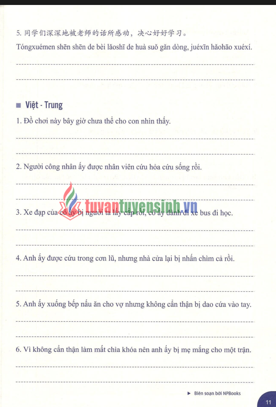 Sách Luyện dịch tiếng Trung ứng dụng Sơ & Trung cấp Có đáp án PDF FREE 1