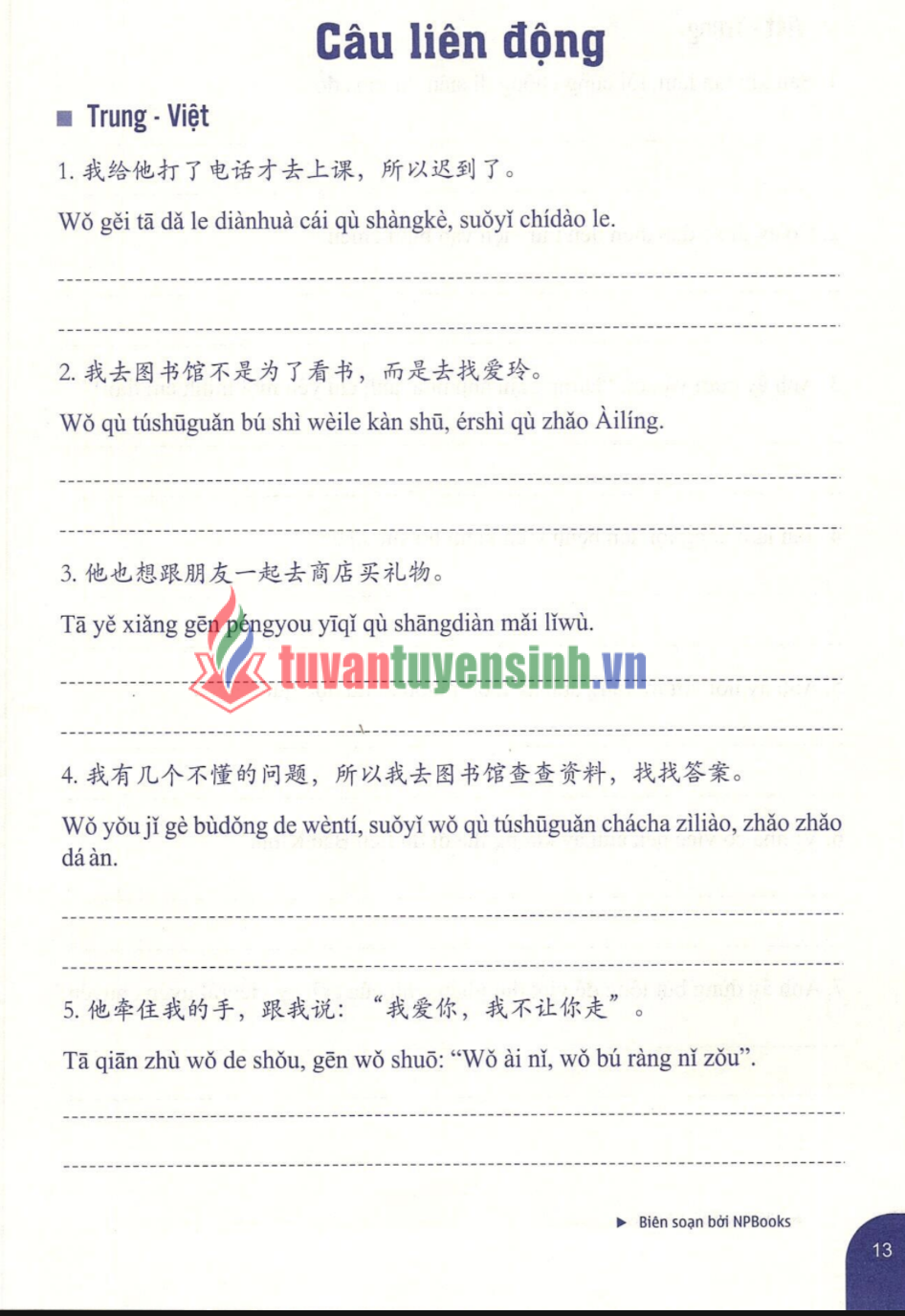 Sách Luyện dịch tiếng Trung ứng dụng Sơ & Trung cấp Có đáp án PDF FREE 3