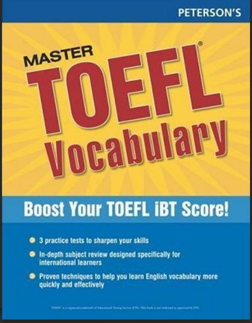 Sách Master TOEFL Vocabulary PDF tải FREE - Peterson's Boost Your TOEFL IBT Score