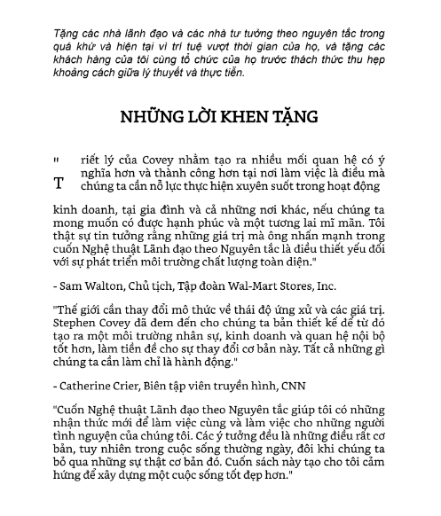 Sách Nghệ Thuật Lãnh Đạo Theo Nguyên Tắc PDF tải FREE 5 Sách Nghệ Thuật Lãnh Đạo Theo Nguyên Tắc PDF tải FREE