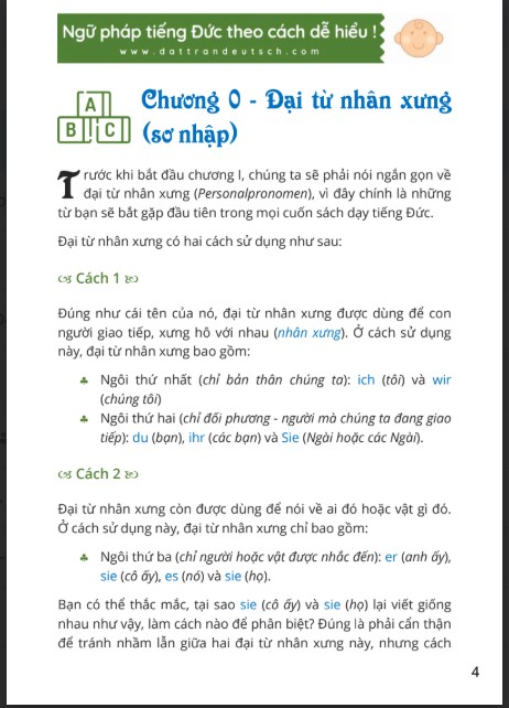 Sách Ngữ pháp tiếng Đức theo cách dễ hiêu Ver 2.0 PDF tải FREE 6 Sách Ngữ pháp tiếng Đức theo cách dễ hiêu Ver 2.0 PDF tải FREE