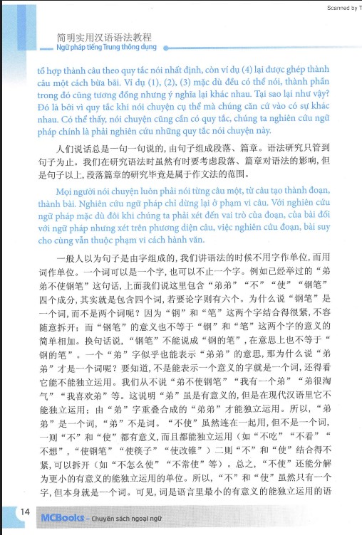 Sách Ngữ pháp tiếng Trung thông dụng PDF tải MIỄN PHÍ