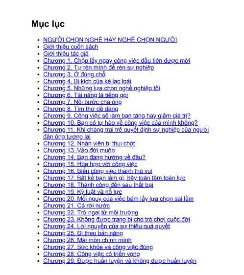 Sách Người Chọn Nghề Hay Nghề Chọn Người PDF tải FREE
