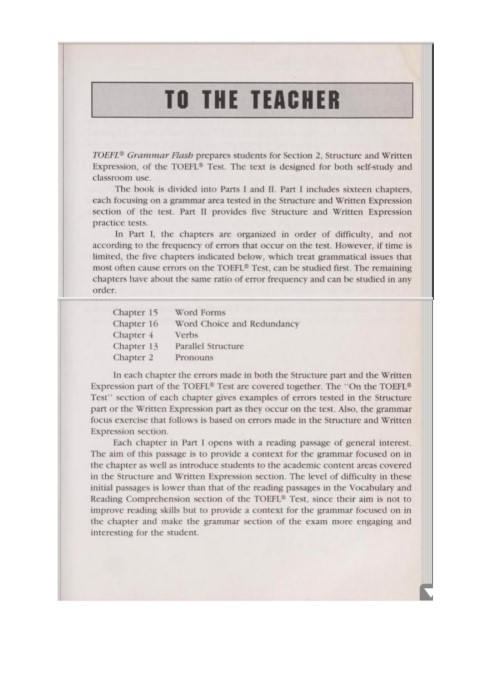 Sách TOEFL Grammar Flash bản Full PDF tải FREE