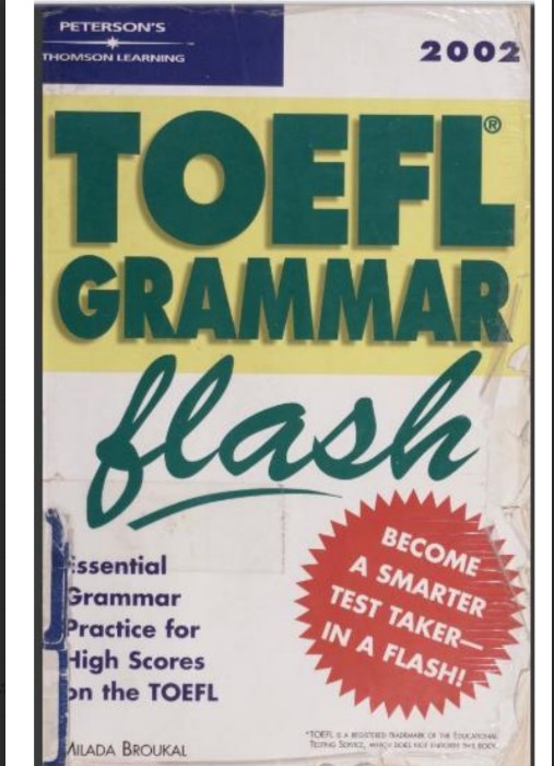 Sách TOEFL Grammar Flash bản Full PDF tải FREE