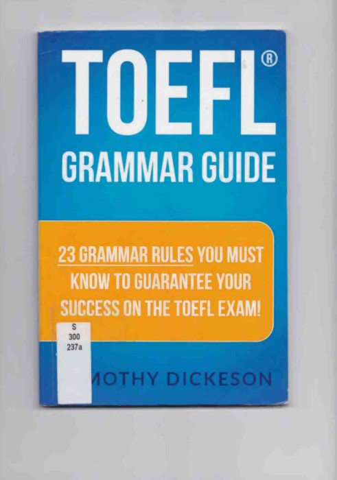 Sách TOEFL Grammar Guide PDF tải FREE - 23 Grammar Rules