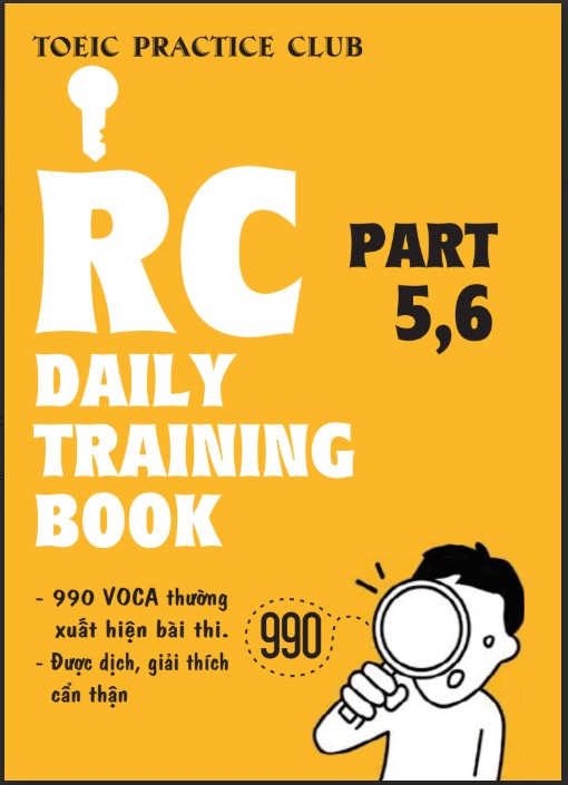 Sách TOEIC Pratice RC Daily Traing Book Part 5,6 PDF tải FREE
