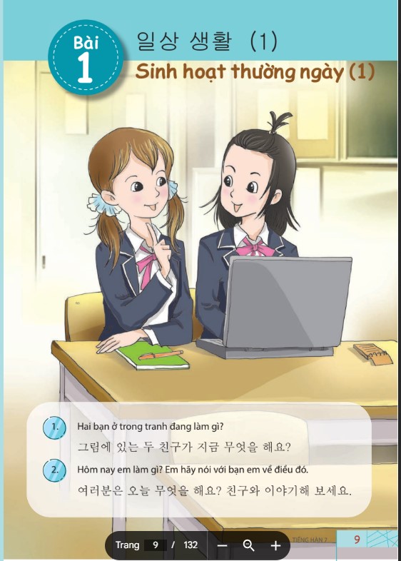 Sách Tiếng Hàn Ngoại ngữ 2 lớp 7 PDF tải MIỄN PHÍ 10 Sách Tiếng Hàn Ngoại ngữ 2 lớp 7 PDF tải MIỄN PHÍ