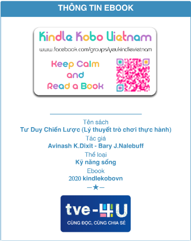 Sách Tư Duy Chiến Lược Lý Thuyết Trò Chơi Thực Hành PDF tải FREE 7 Sách Tư Duy Chiến Lược Lý Thuyết Trò Chơi Thực Hành PDF tải FREE