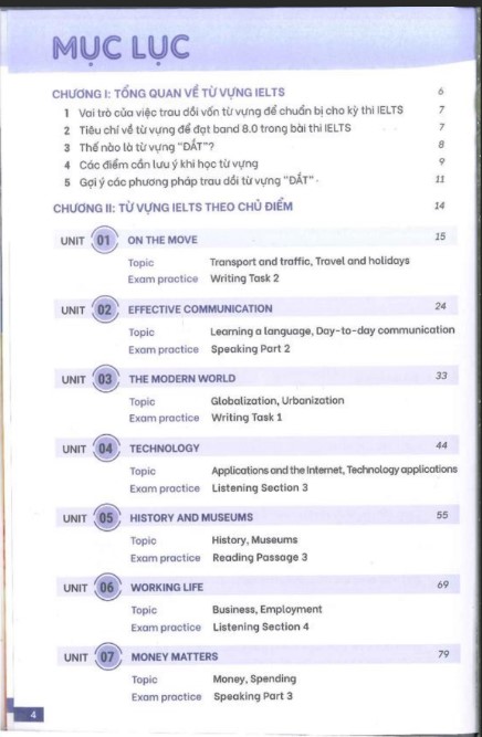 Sách Từ vựng IELTS 8.0 bản PDF tải FREE - Từ vựng đắt để đạt điểm cao 4 kỹ năng 6 Sách Từ vựng IELTS 8.0 bản PDF tải FREE - Từ vựng đắt để đạt điểm cao 4 kỹ năng