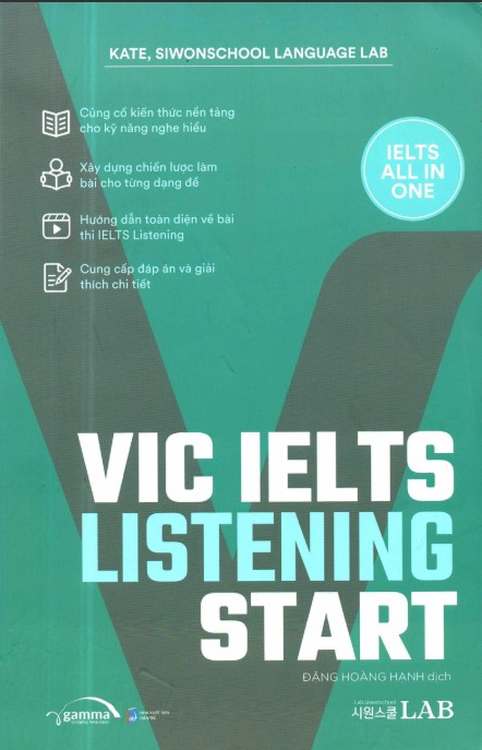 Sách VIC IELTS Listening Start PDF tải FREE