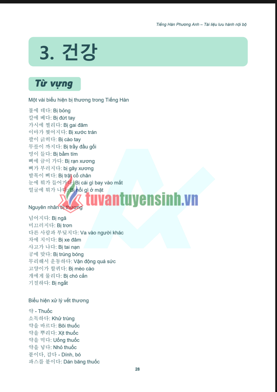 Sách bổ trợ tiếng Hàn trung cấp P1 PDF tải FREE - Tiếng Hàn Phương Anh 2