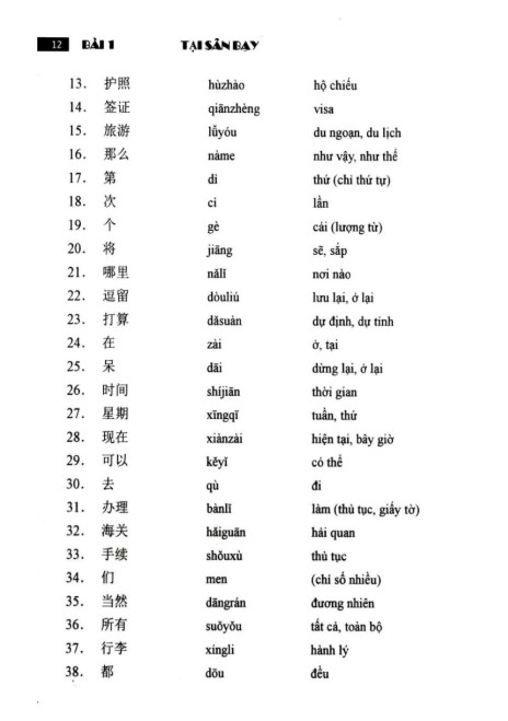 Sách giáo trình tiếng Trung Du lịch PDF tải MIỄN PHÍ