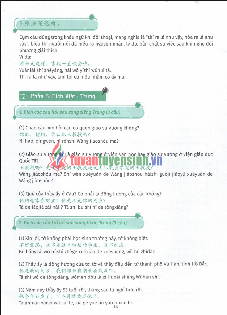 Sách luyện dịch song ngữ Trung Việt HSK 1-4 mới PDF tải FREE