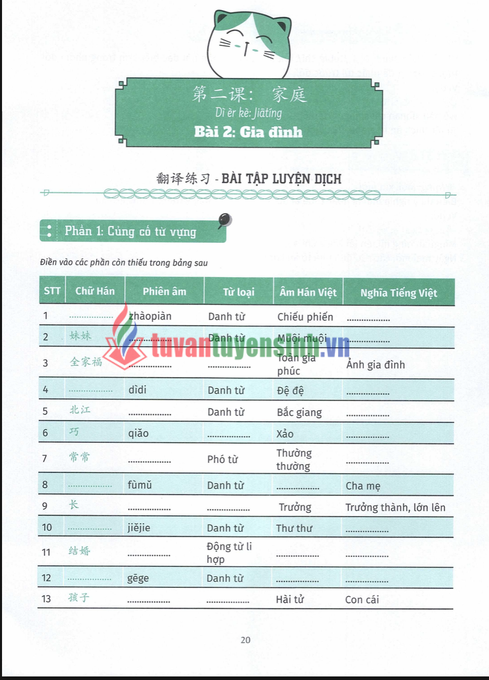 Sách luyện dịch song ngữ Trung Việt HSK 1-4 mới PDF tải FREE4