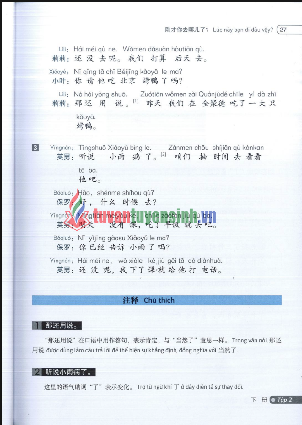 Sách luyện nói tiếng Trung cấp tốc P2 cho người mới PDF FREE1