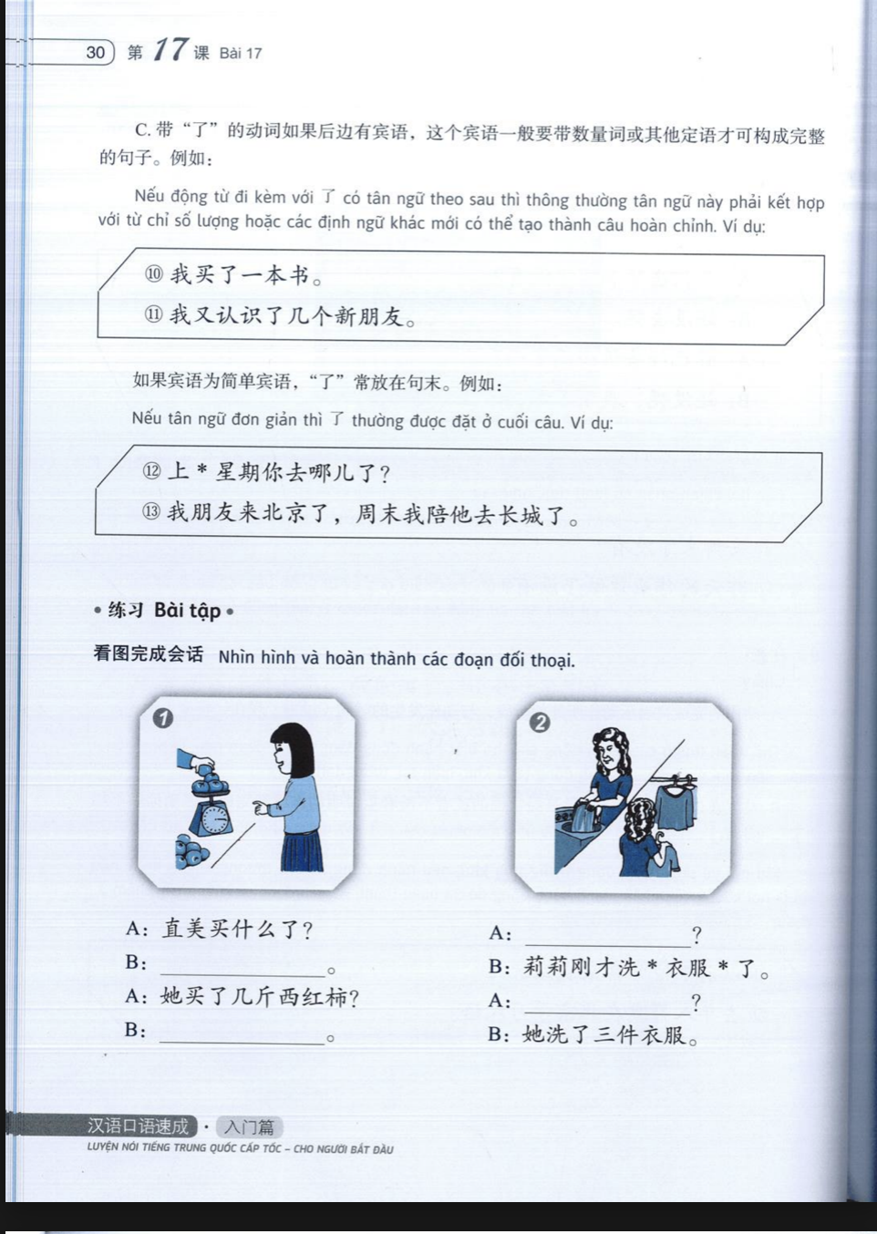 Sách luyện nói tiếng Trung cấp tốc P2 cho người mới PDF FREE4