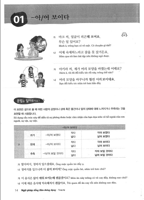 Sách ngữ pháp tiếng Hàn thông dụng trung cấp PDF tải FREE 4 Sách ngữ pháp tiếng Hàn thông dụng trung cấp PDF tải FREE