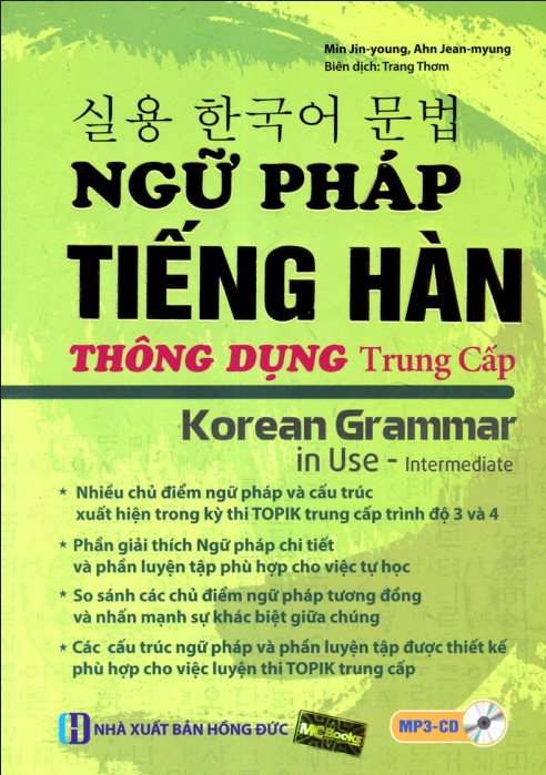 Sách ngữ pháp tiếng Hàn thông dụng trung cấp PDF tải FREE