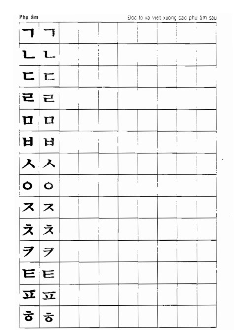 Sách tập viết tiếng Hàn cho người Việt PDF tải MIỄN PHÍ 5 Sách tập viết tiếng Hàn cho người Việt PDF tải MIỄN PHÍ