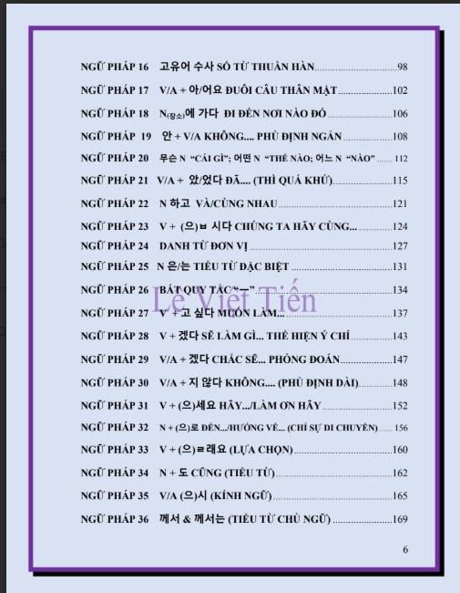 Sách tổng hợp ngữ pháp tiếng Hàn sơ cấp 1 PDF tải FREE 6 Sách tổng hợp ngữ pháp tiếng Hàn sơ cấp 1 PDF tải FREE