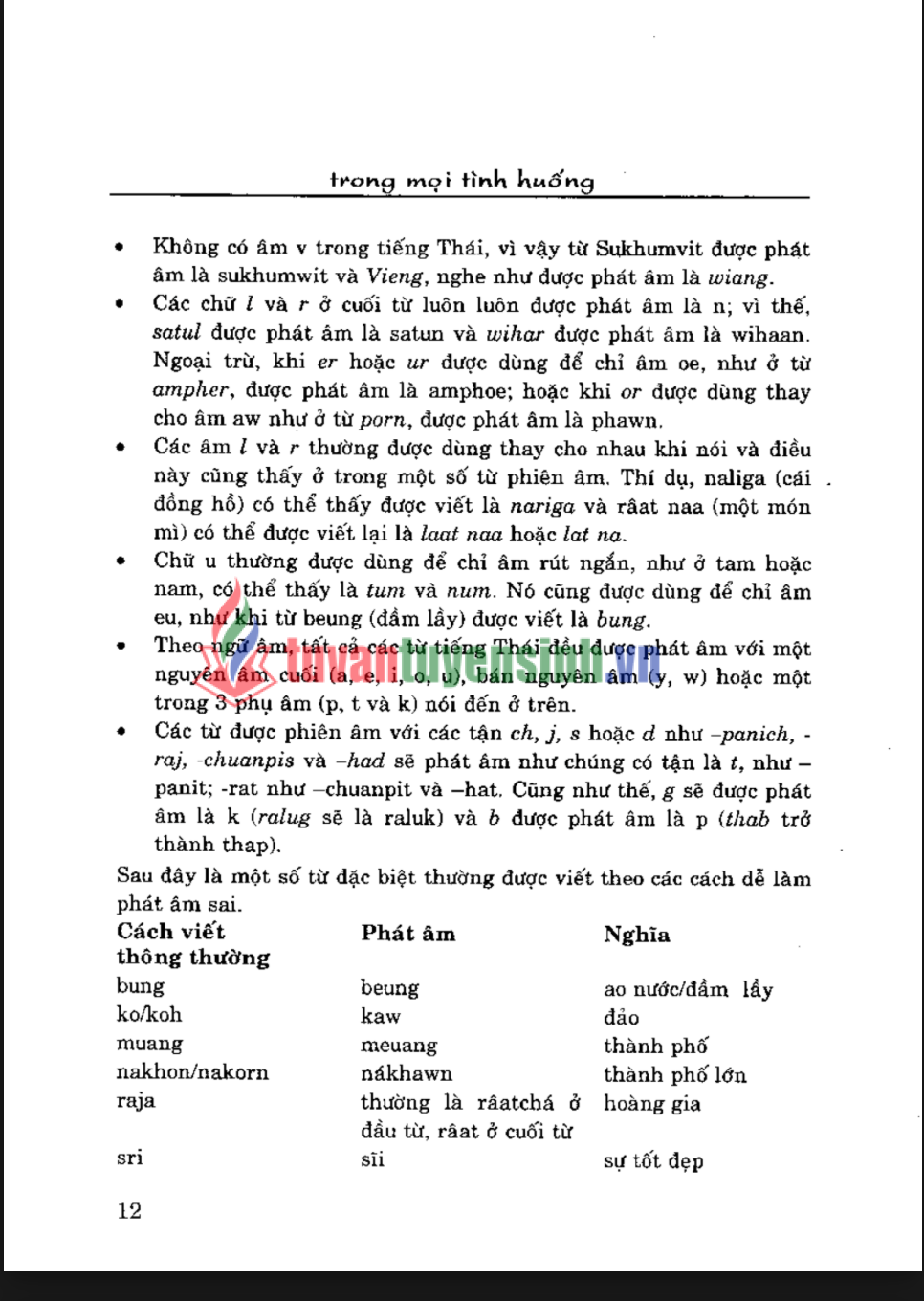 Sách tự học tiếng Thái giao tiếp trong mọi tình huống PDF FREE 1