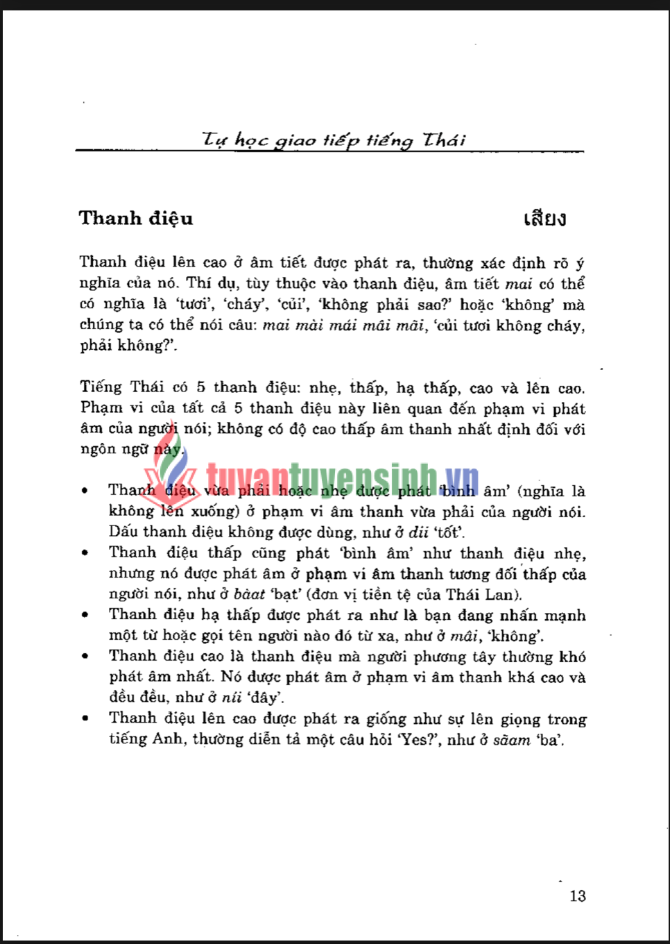 Sách tự học tiếng Thái giao tiếp trong mọi tình huống PDF FREE 2