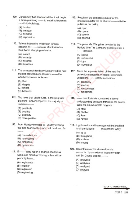 Sách tuyển chọn 5 đề TOEIC Reading có đáp án PDF tải FREE 6 Sách tuyển chọn 5 đề TOEIC Reading có đáp án PDF tải FREE