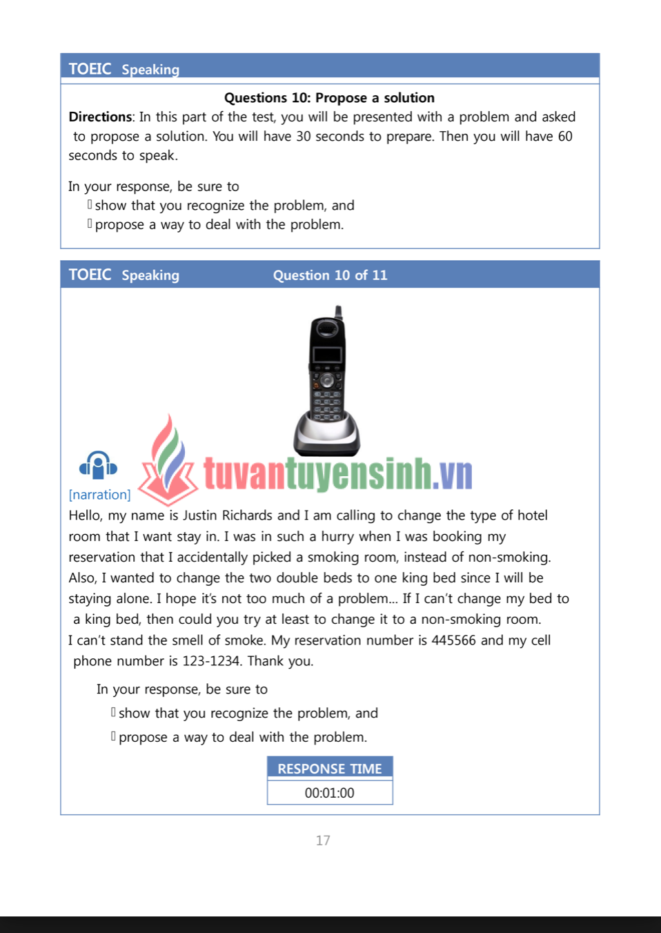 TOEIC Complete Speaking Tests có đáp án PDF tải FREE 17 TOEIC Complete Speaking Tests có đáp án PDF tải FREE 3