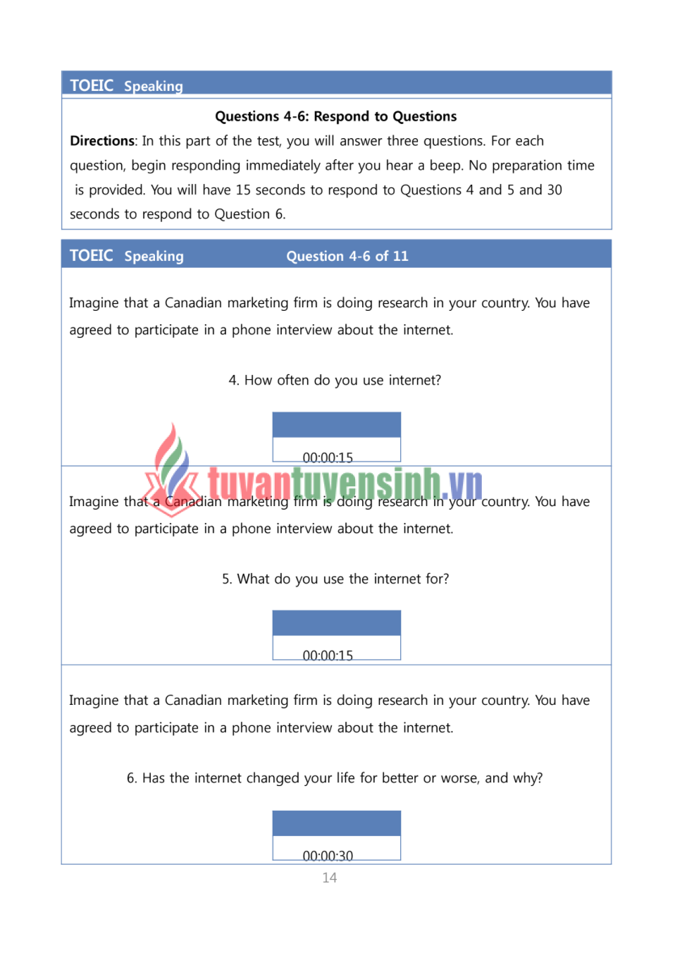 TOEIC Complete Speaking Tests có đáp án PDF tải FREE 14 TOEIC Complete Speaking Tests có đáp án PDF tải FREE