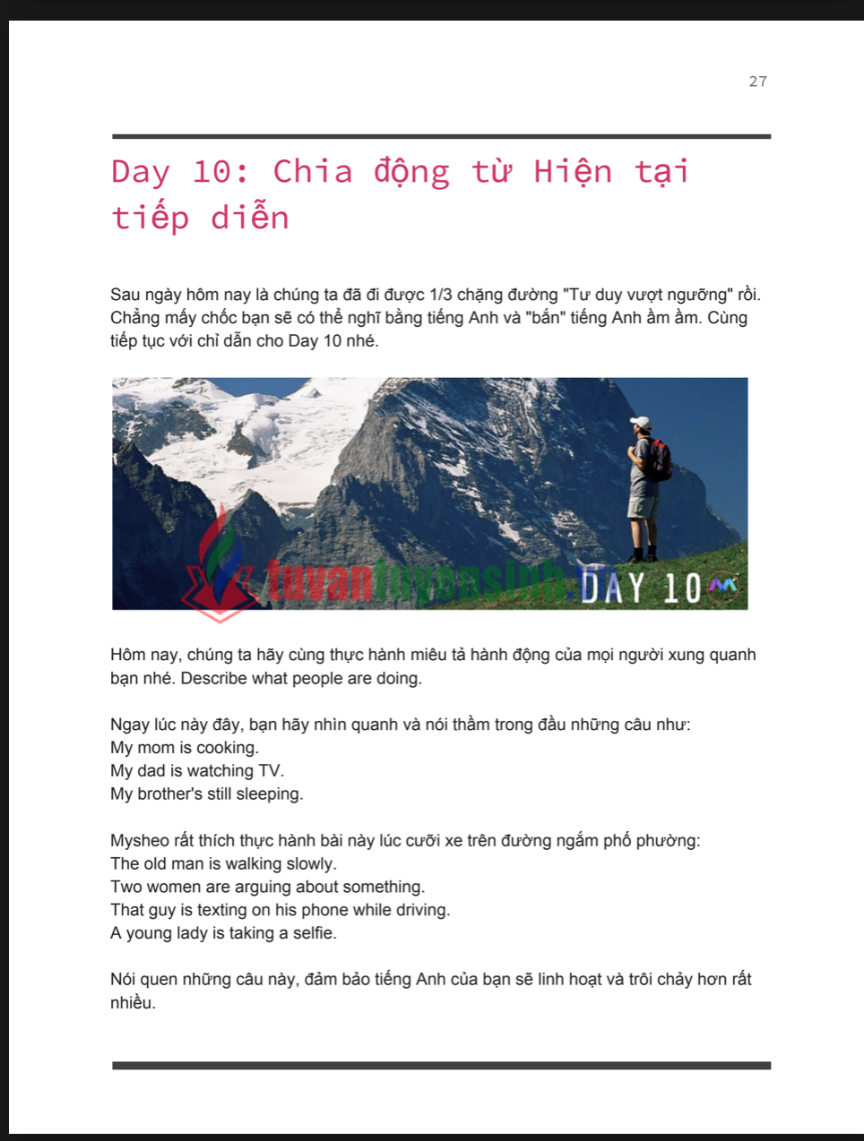 Tải FREE Sách 30 Ngày tư duy vượt ngưỡng to thinking English PDF