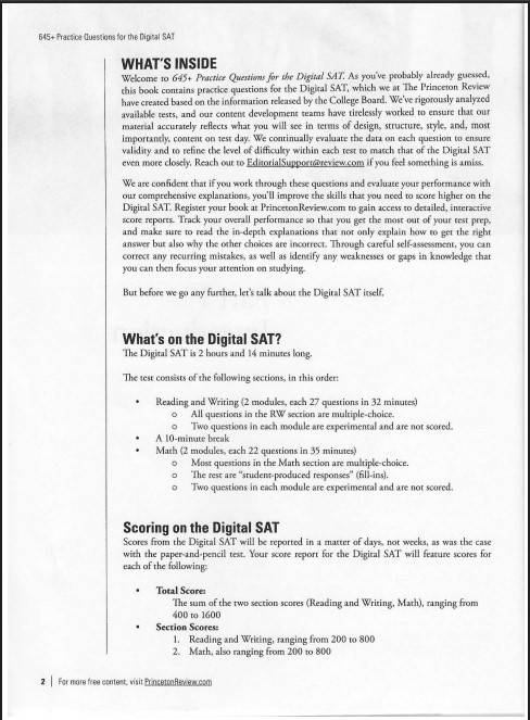 Tải FREE Sách 645+Practice Questions for the Digital SAT PDF 6 Tải FREE Sách 645+Practice Questions for the Digital SAT PDF