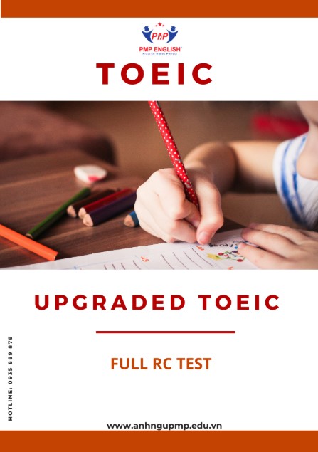 Tải FREE Sách Upgraded TOEIC Full RC Test Có đáp án PDF