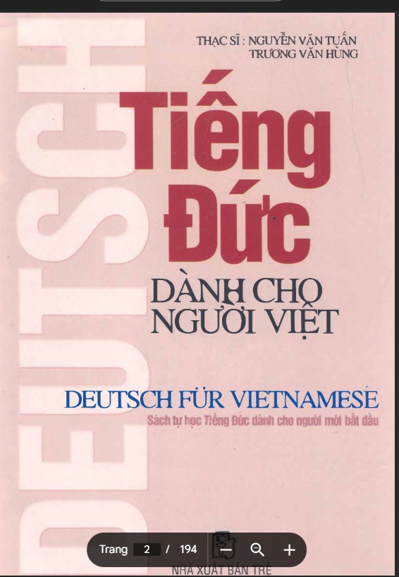 Tải FREE Sách tự học tiếng Đức cho người Việt mới bắt đầu PDF 6 Tải FREE Sách tự học tiếng Đức cho người Việt mới bắt đầu PDF