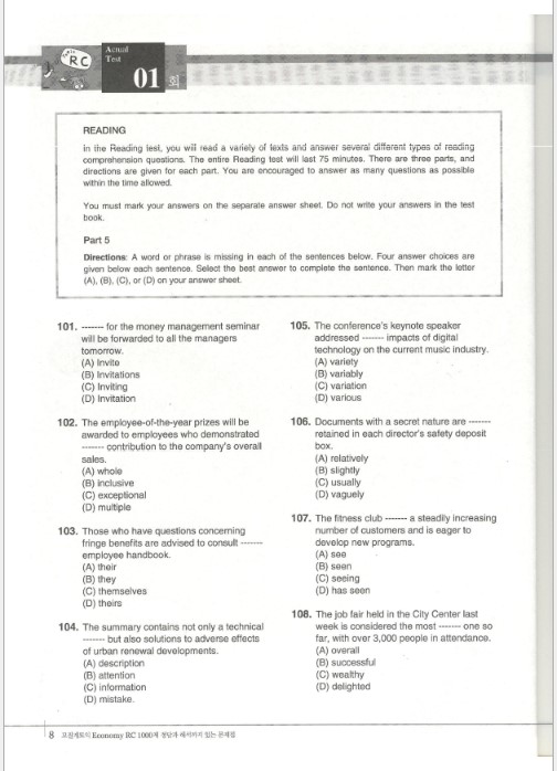 Tải FREE sách Economy TOEIC RC 1000 Volume 1 bản Full PDF 5 Tải FREE sách Economy TOEIC RC 1000 Volume 1 bản Full PDF