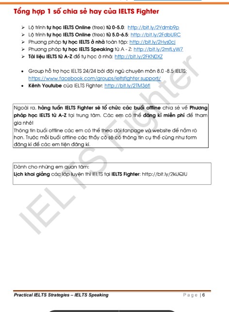 Tải FREE sách IELTS Speaking bản Full PDF tải FREE - Bản dịch tiếng Việt và lưu hành nội bộ IELTS FIGHTER 6 Tải FREE sách IELTS Speaking bản Full PDF tải FREE - Bản dịch tiếng Việt và lưu hành nội bộ IELTS FIGHTER