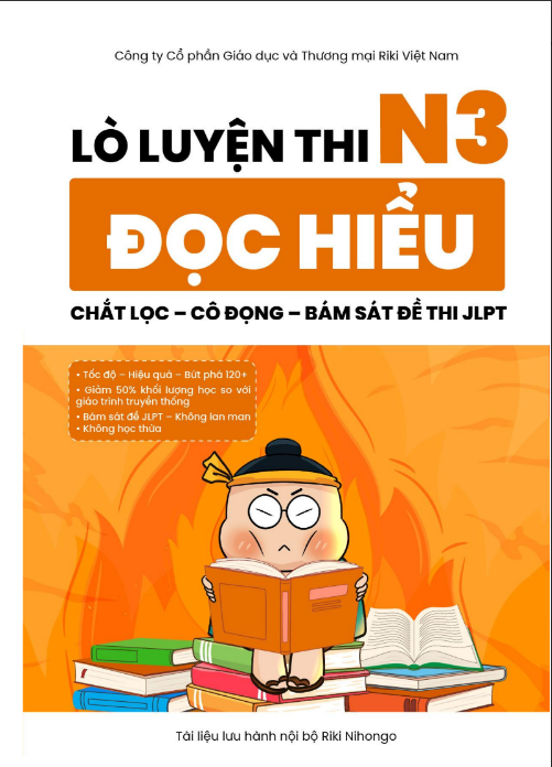 Tải FREE sách Lò Luyện Thi N3 Đọc Hiểu PDF