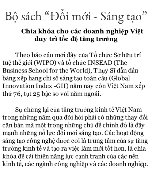 Tải FREE sách Những Bí Quyết Đổi Mới Và Sáng Tạo PDF 6 Tải FREE sách Những Bí Quyết Đổi Mới Và Sáng Tạo PDF