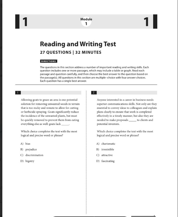 Tải FREE sách Practice Test for the Digital SAT bản Full PDF 6 Tải FREE sách Practice Test for the Digital SAT bản Full PDF