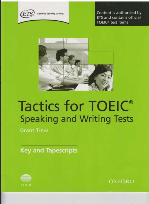 Tải FREE sách Tactics for TOEIC Speaking & Writing Tests PDF 4 Tải FREE sách Tactics for TOEIC Speaking & Writing Tests PDF