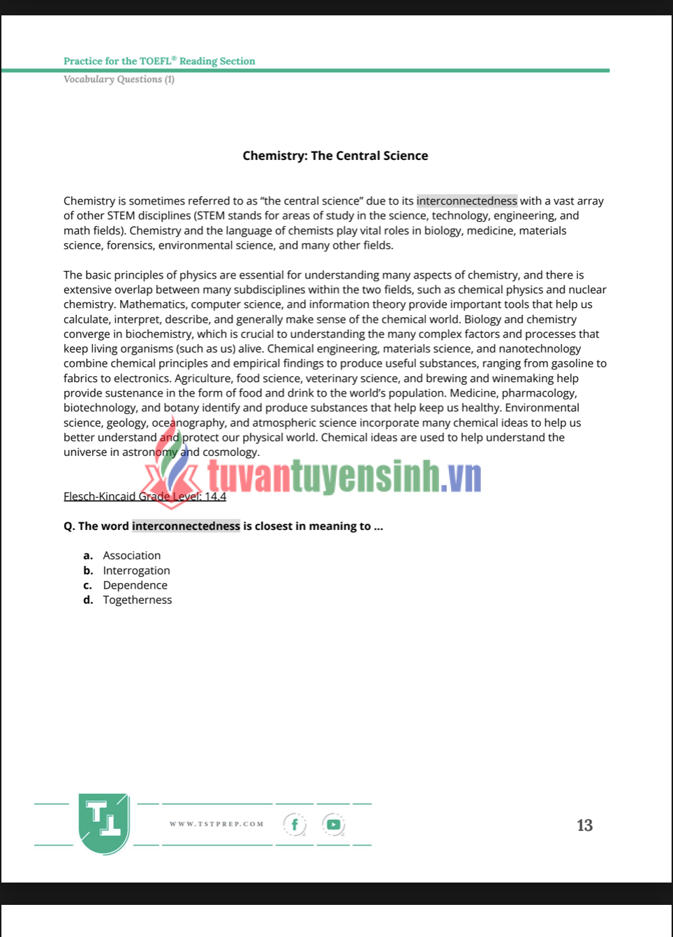 Tài liệu 100+ TOEFL Reading Practice Questions PDF tải FREE 3