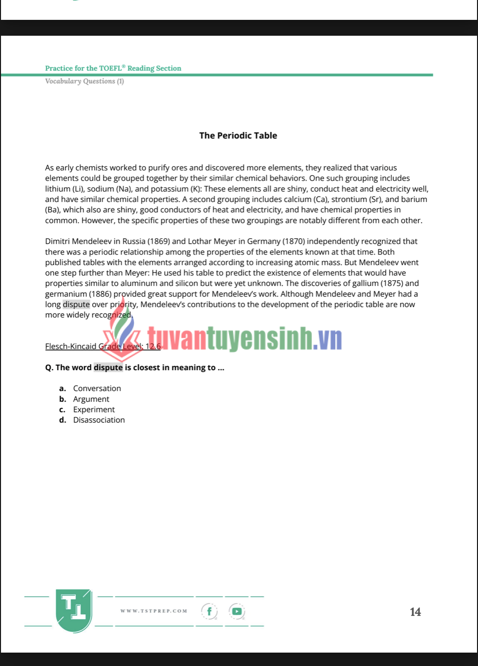 Tài liệu 100+ TOEFL Reading Practice Questions PDF tải FREE 4